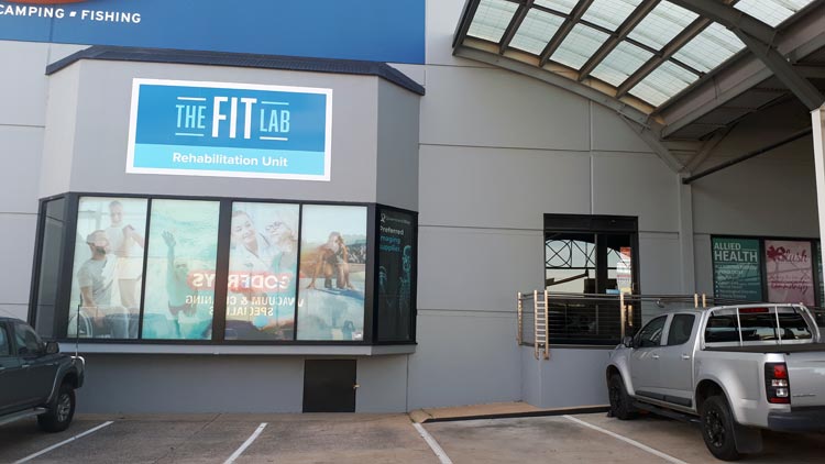 The Fit Lab Allied Health Services Toowoomba Shopfront